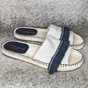 Patricia Green Bahama Espadrille Slide Sandal Women's 10